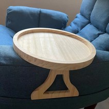 폭좁은테이블 침대용책상 책상연장선반 쇼파테이블 이동식 원격 제어 실용적인 TV 스낵 팔걸이 클립 온 트레이 테이블 소파 천연 대나무, [02] 10inch B