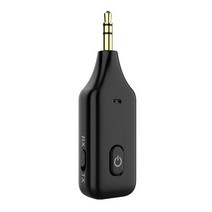 2in Wireless Bluetooth 5.0 Receiver Transmitter Adapter 3.5mm Jack For Car Music Audio Aux A2dp Head, 한개옵션0
