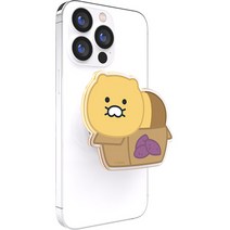카카오프렌즈 춘식이 스탠다드 캐릭터 에폭시 톡 그립 홀더 스마트톡 핸드폰 거치대, 고구마 박스, 고구마 박스