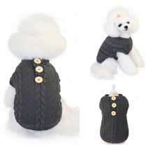 강아지 할머니 꽃무늬 시골 수면 패딩 김장조끼 조끼 아메리칸불리옷 대형견 프렌치불독옷 2개월강아지옷 명품옷 후리스 중형견, C