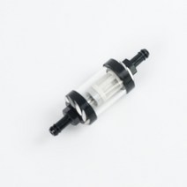오토바이 에어 필터 판매 8mm/0.31 "CNC 알루미늄 합금 유리 오토바이 가스 연료 가솔린 오일 필터 모, 02 black