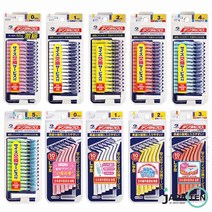 덴탈프로 치간칫솔 I자형(15개입) / L자형 (10개입) 12종 (0 1 2 3 4 5호), L자형(10개입), 4호