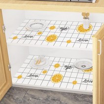 오염방지필름 서랍 깔다 찬장 종이를 방수매트 자 접착 옷장 신발장 주방 궤짝 싱크대다 오일 스티커 시트지 4778132854, 귤 맛 수장 추가 구매 도구, 3메터 *60 센치