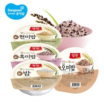 루트윈 동원 양반 즉석밥 4종 130g 24개 골라담기 쌀 흑미 현미 오미, 3) 현미밥 130g x 12입_4) 오미밥 130g