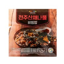 전주산채나물 비빔밥 15g1~2인용 야채 식품, 1, 본상품선택