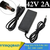 36V 2A 배터리 충전기 출력 42V 입력 100-240 VAC 리튬 이온 폴리 10 시리즈 자전거용, 04 AU