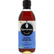Spectrum Toasted Sesame Oil 8 oz, 상세설명참조