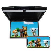 차량용티비 고화질 천장 스크린 LCD TV 모니터 화면, 17인치-블랙(MP5+HDMI+모바일스크린)