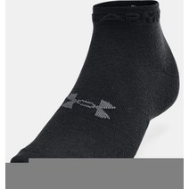 [언더아머 본사]유니섹스 UA 에센셜 로우 컷 삭스 3팩 1365745-001, Black-XL