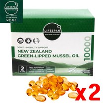 라이프스팬 뉴질랜드 초록홍합오일 10000 200캡슐, 2박스