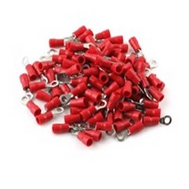 (C)터미널/Ring단자/빨강/3.7mm/1봉 100개