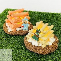감성 데코찰흙 모닥불 무드등 만들기 키트 초등저 방과후학습 미술준비물 DIY, 1인용
