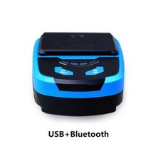 금전 등록기 14세이상 XPP810 소매 테이크 아웃 주문 작은 티켓 USB 블루투스 무선 휴대용 미니 80mm 열 영수증 프린터, Bluetooth and USB+미국 플러그