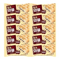 롯데 샌드 모나카 아이스크림 와플 옥동자 140ml, 10개