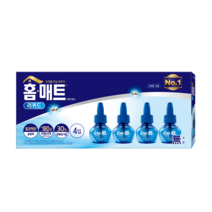 2017 홈매트 리퀴드 살충제 리필, 4개입, 29ml