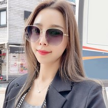 얼굴 작아보이는 다각 빅 선글라스 자외선 차단 예쁜 가벼운 여자 남자