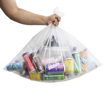 [대한잡화점] 분리수거비닐봉투- 20L 30L 40L 60L 80L 쓰레기봉투 분리수거 비닐봉투/국내생산 (밑부분 일자형), 100장, 60L (65*83cm)