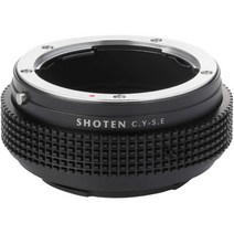 일본직발송 2. SHOTEN 마운트 어댑터 CY-SE (야시카 컨택스 마운트 렌즈 → 소니 E 마운트 변환) B07Z3XNH4, 야시카 컨택스 마운트, One Color