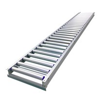 알루미늄 일반형 롤러 사다리 컨베이어 DRLA-4025(50) 물류센터 창고 입출고 상하자 작업