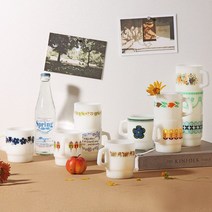 [시라쿠스]레트로 밀크글라스 머그컵(12type), 리베