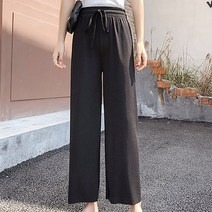 쉬블림로브 냉감 밴딩 스트링 와이드 팬츠 트리스 GW5001