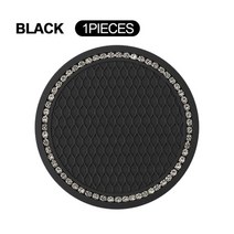 스탠다드메카닉 중장비 부품 1개 컵 홀더 코스터 미끄럼 방지 패드 장식 볼보 v50 fh s60 s40 xc70 c30 xc60 s80 v40 xc90 xc40 트럭 DIY, 검은색, 캐딜락을 위해
