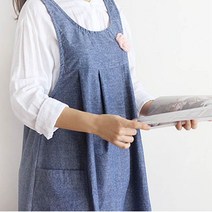 루즈핏 원피스 니트플라워 해지앞치마 단체 어린이집(당일출고)c, 수량