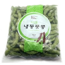 이엔 냉동풋콩 실중량 520g /냉동/자숙대두/풋콩/에다마메, 1개