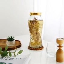 담금주 과실주 인삼주 용 유리병 담금주통 술통 술병, 퓨어 인삼주병 1300ml