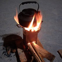 화목난로 접이식 캠핑용난로 불멍 캠핑 화목스토브 스테인레스 스틸 인 내구성 피크닉 불타는, 없음