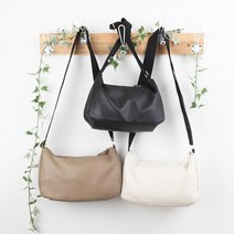 데일리 실용 무지 패션가방 크로스백 스트릿 쇼핑