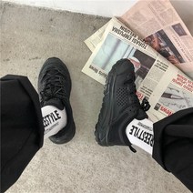 YISOKO 홍콩풍 아버지 신발 남자 ins 대박 신발 여름 복고 스니커즈 여자