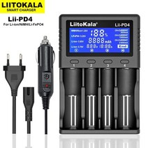 바포멧 liitokala lii-600 lii-500 lii-pd4 lii-500s 3.7v 18650 18350 18500 21700 20700b 20700 14500 aa, lii-pd4 풀 세트, 우리를