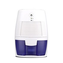 제습기 조용한 휴대용 스마트 전기 공기 건조기 가정, White 500ML+Au 플러그