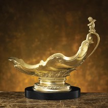 금속 트로피 BT268 대형 싱글패 홀인원 트로피, 단품