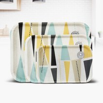 논슬립스코트쟁반 사각트레이 나무 우드 커피 카페 컵, 홍그니 S, 홍그니 본상품선택