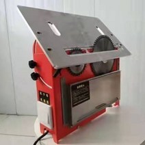 충전체인톱 충전식전기톱 전기톱 목공 슬라이딩 테이블 기계 휴대용 목재 패널 절단 먼지 없는 이중 기계