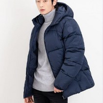 남자 패딩점퍼 하프 아우터 겨울 후드 집업 JE71