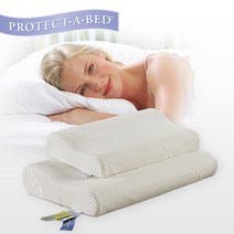 프로텍트어베드 New알러씰 텐셀 메모리폼 베개커버 40x60 2P, A