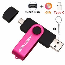 뜨거운 판매 TYPE-C USB 2.0 Pendrive 64 기가바이트 32 고속 펜 드라이브 플래시 디스크 안드로이드 스마, 08 Pink_02 8GB