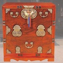 제기보관함 반닫이 복주머니장식 오동나무제기함 60X42X66 원목 제기장 국산 재재데이