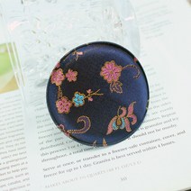 명절 동그라미 초음파장식 (10개 묶음), 네이비