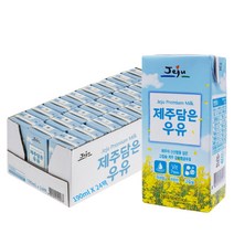 [제주 프리미엄 전용 목장우유}제주담은 우유, 24팩, 125ml