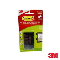 3M 코맨드 찍찍이 테이프 중형 블랙 양면테이프 공업용