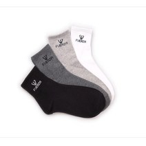 국산 훼르자 패션양말 남.녀 단목(10족) 중목(10족), 남성중목-진회색(10족)-무지
