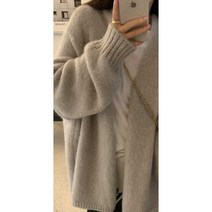 겨울 스웨터 여성 병원 단체 카페 사무실 가을, 55/60kg 살구색