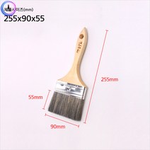 d09 수성붓 중급 4인치4호 총길이25 5cm 10개 62328, 단일옵션