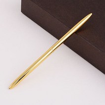 은행 호텔 프런트 데스크 금속 벤치 펜 고급 볼펜 광고 학교 사무용품 패션 1 개, [05] Golden