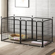 애견 철제 펜스 (70cmx80cm) (블랙)