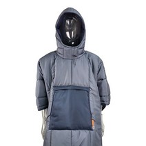 비에프엘 아울렛 버팔로 판초침낭 입는 침낭 망토 침낭, 쿨그레이